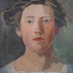 Marie Sieger, Selbstportrait, 1913 Haellisch Fraenkisches Museum