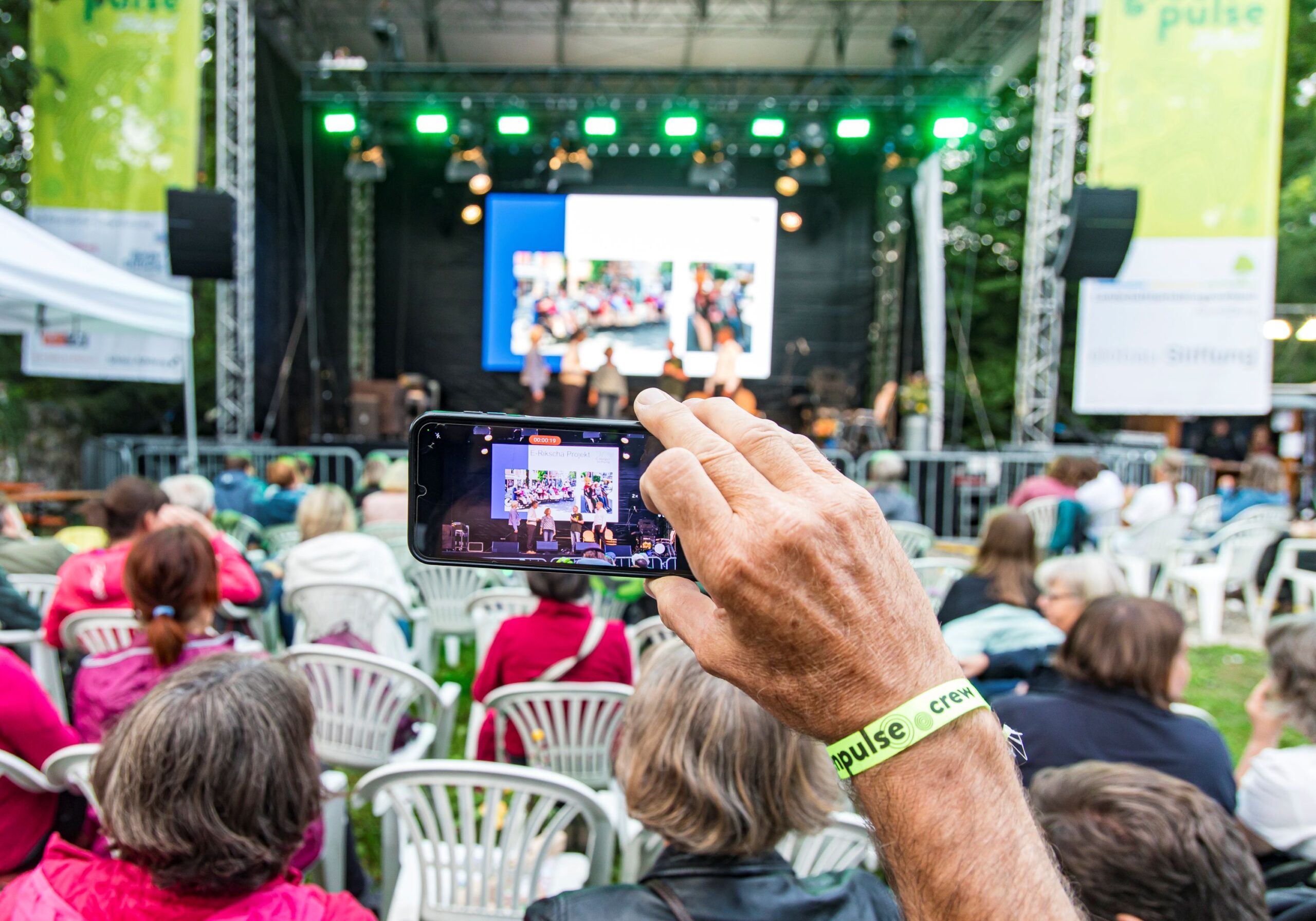Große Bühne beim GreenPulse Festival, Foto: Stiftung der Kreissparkasse Ravensburg | Markus Leser