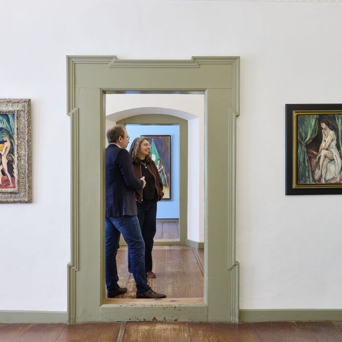 Ausstellungsansicht „Karl Hofer“ in Schloss Achberg, Foto: Anja Köhler