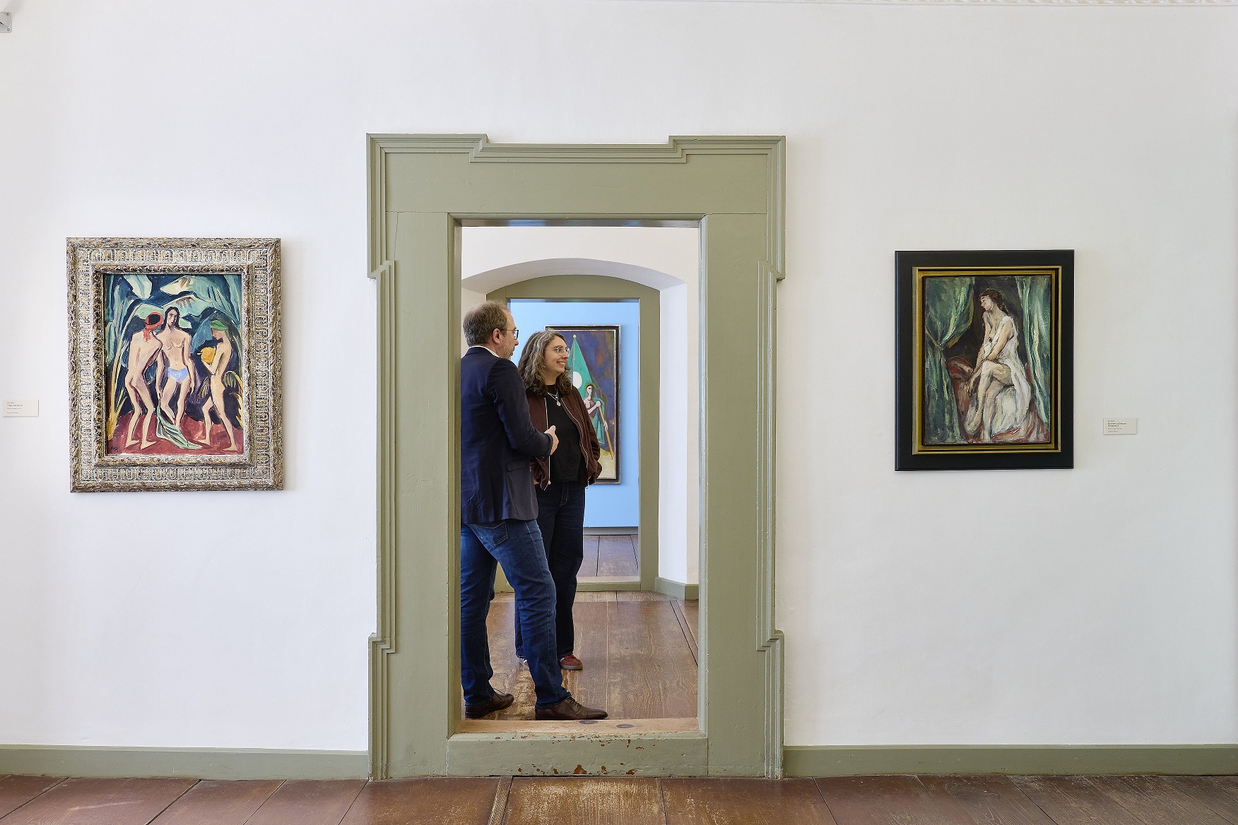 Ausstellungsansicht „Karl Hofer“ in Schloss Achberg, Foto: Anja Köhler