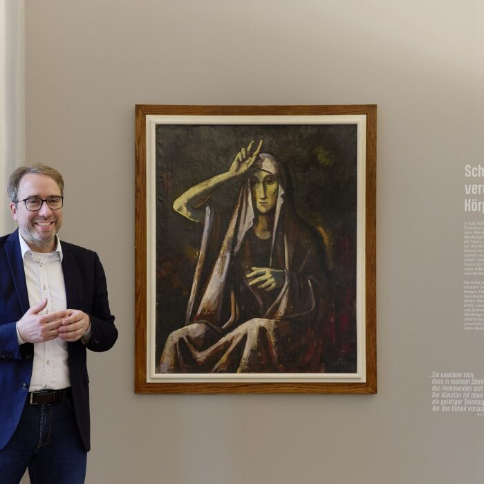 Ausstellungsansicht „Karl Hofer“ in Schloss Achberg, Foto: Anja Köhler