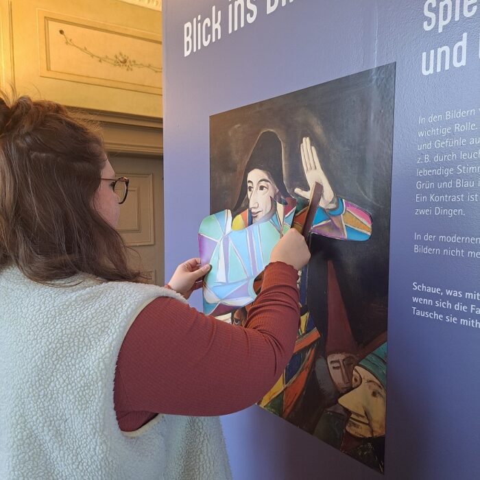Ausstellungsansicht „Karl Hofer“ in Schloss Achberg, Foto: Simone Lipski