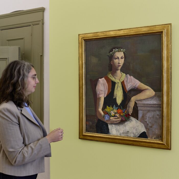 Ausstellungsansicht „Karl Hofer“ in Schloss Achberg, Foto: Anja Köhler