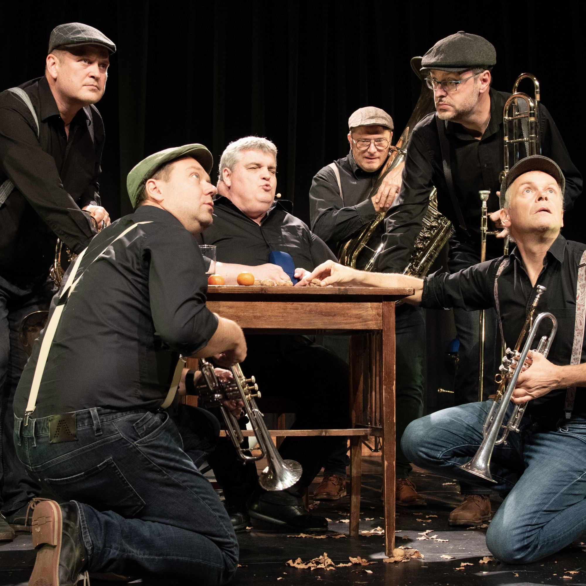 Sonus Brass und der Erzähler George Nussbaumer
